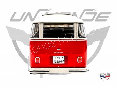 Volkswagen T1 1962 Samba Red and White