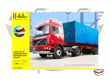 Volvo F12-20 Globetrotter & Container semi trailer STARTER KIT