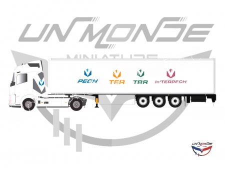 Volvo FH AeroSemi Fourgon Pech