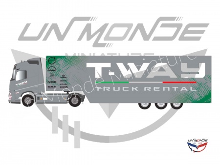 Volvo FH500 Aero Remorque de Course T-Way