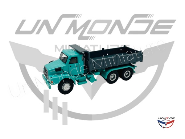 Volvo N10 Camion  Benne Basculante Blue and Grey