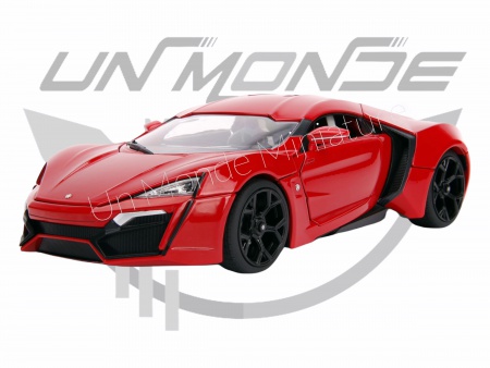 W Motors Lykan Hypersport W/Dam\'s Figure Red