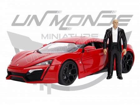 W Motors Lykan Hypersport W/Dam\'s Figure Red