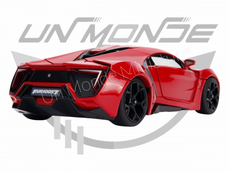 W Motors Lykan Hypersport W/Dam\'s Figure Red