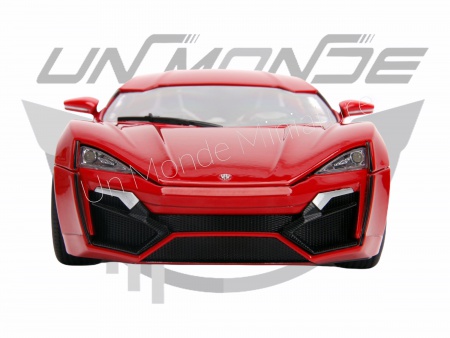 W Motors Lykan Hypersport W/Dam\'s Figure Red