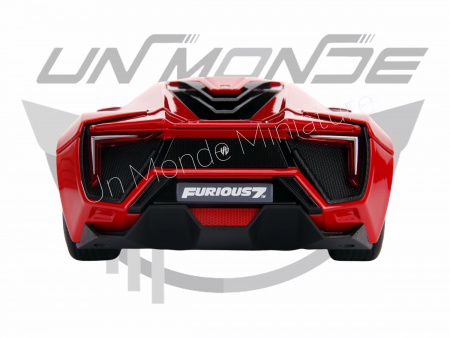 W Motors Lykan Hypersport W/Dam\'s Figure Red