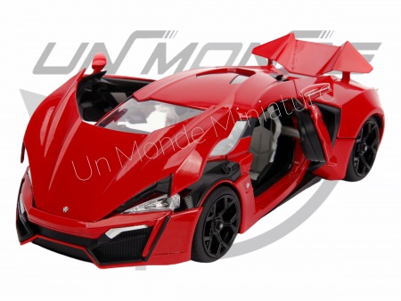 W Motors Lykan Hypersport W/Dam\'s Figure Red