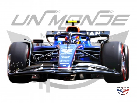 Williams FW47 C.SAINZ #55 GP Azerbaïjan 2025 Blue