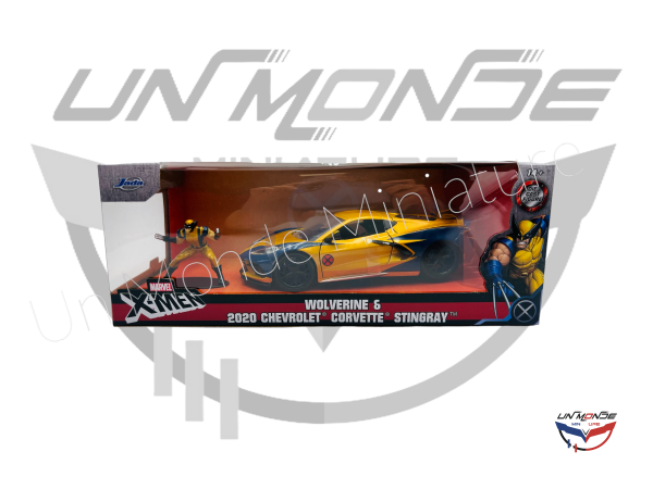 Wolverine and Chevrolet Corvette Stingray